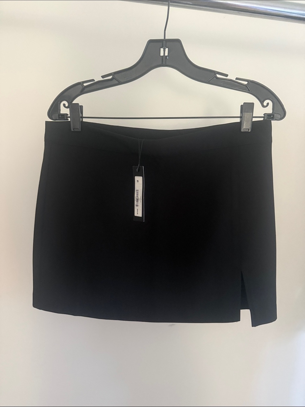 Steve Madden Black Mini Skirt with Side Slit